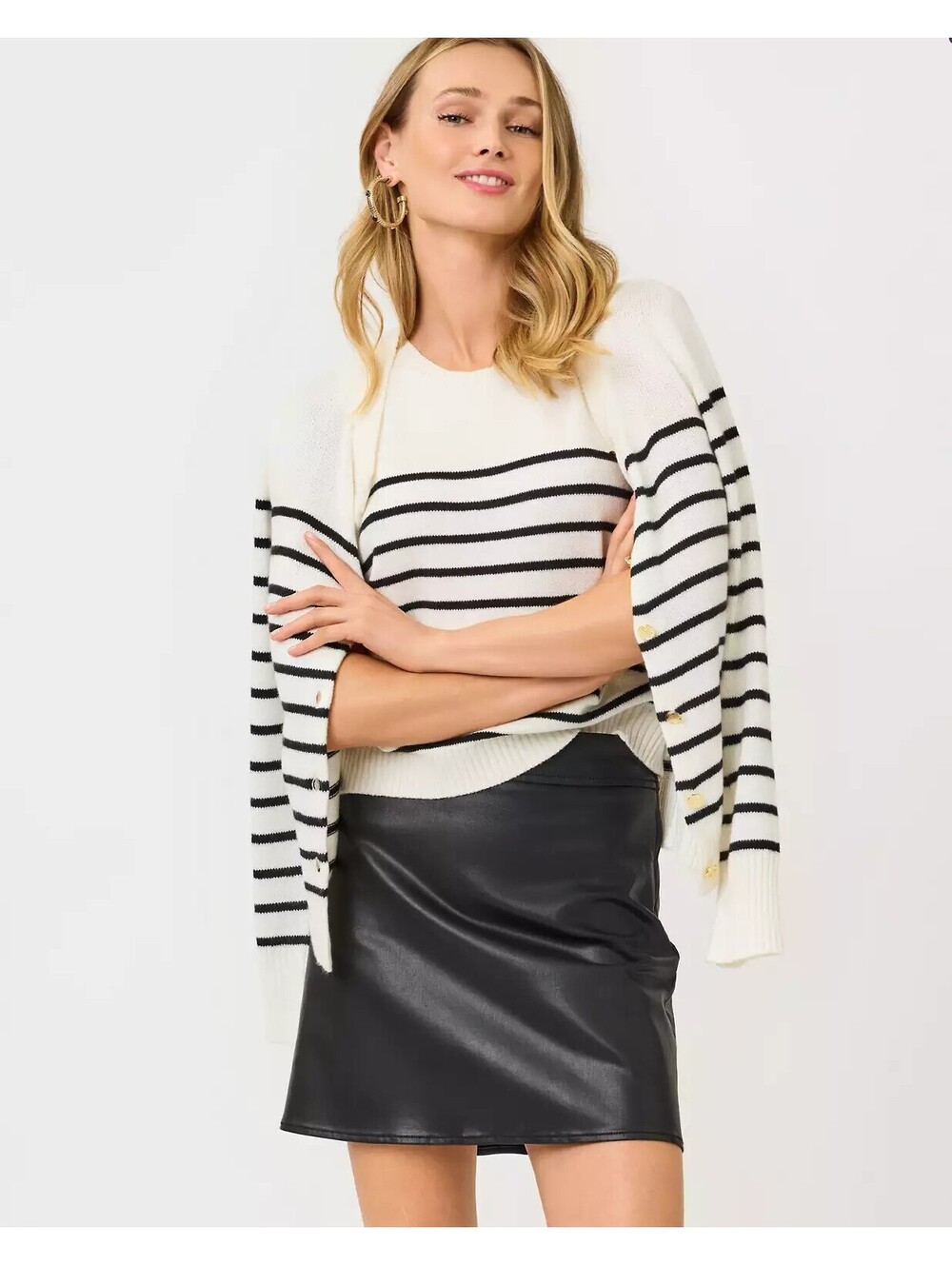 Lilly Pulitzer Sarissa Stretch Coated Mini Skirt Noir Black Sz 6 Preppy Glam